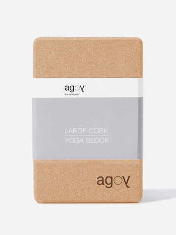 Agoy Large Cork Yoga Block
